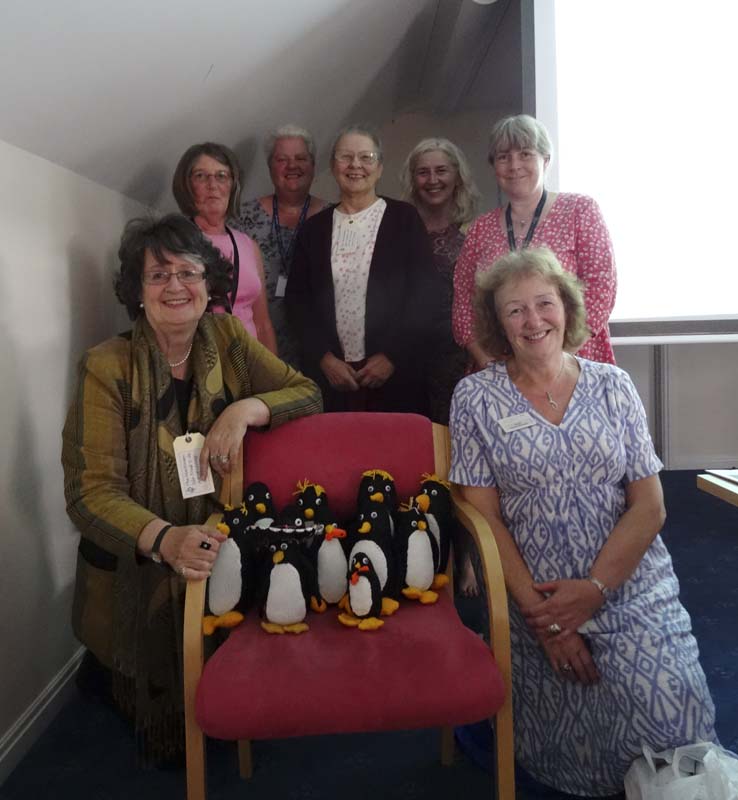 Knit and Natter penguins for RVS